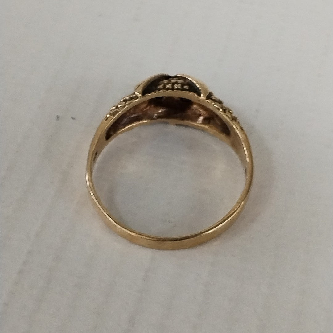 K1 3,20 GRMS 10 K ESPECIFICACIONES COMPLEMENTARIAS ANILLITO TEJIDO HECHURA BUHO (SEMINUEVO)