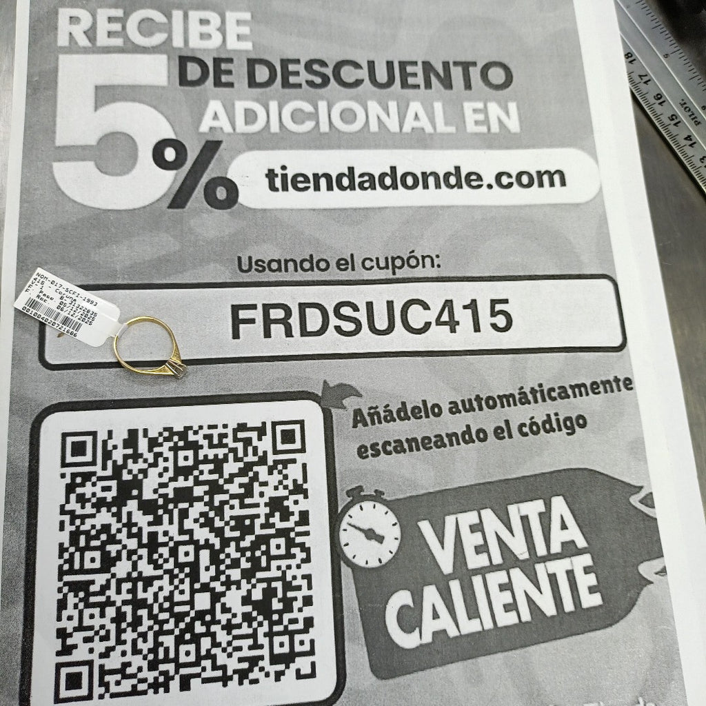 ANILLITO ORO 18 K 2.3 GRMS (SEMINUEVO)