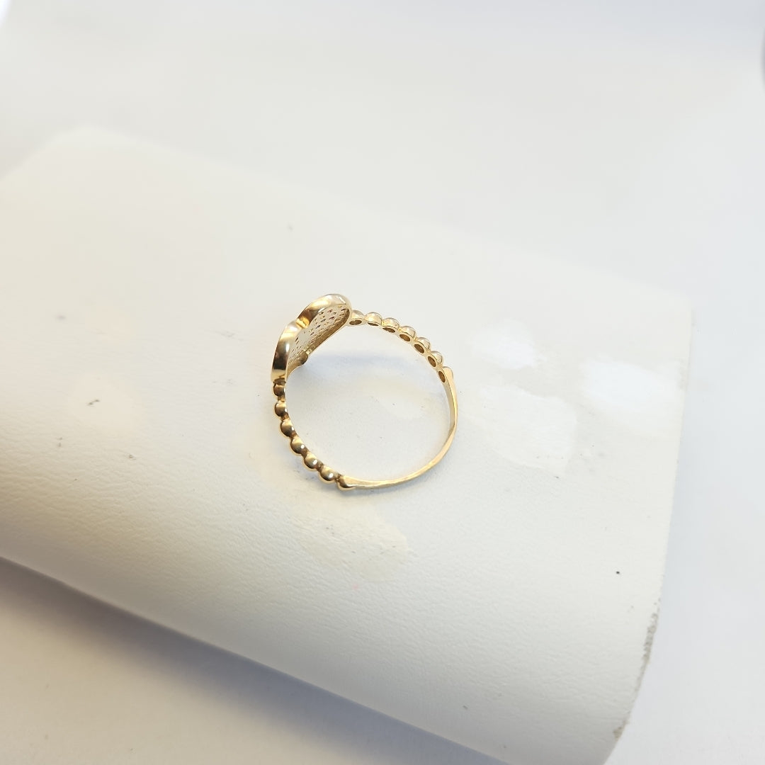 K1 1,90 GRMS 14 K ESPECIFICACIONES COMPLEMENTARIAS ANILLO CORAZON (SEMINUEVO)