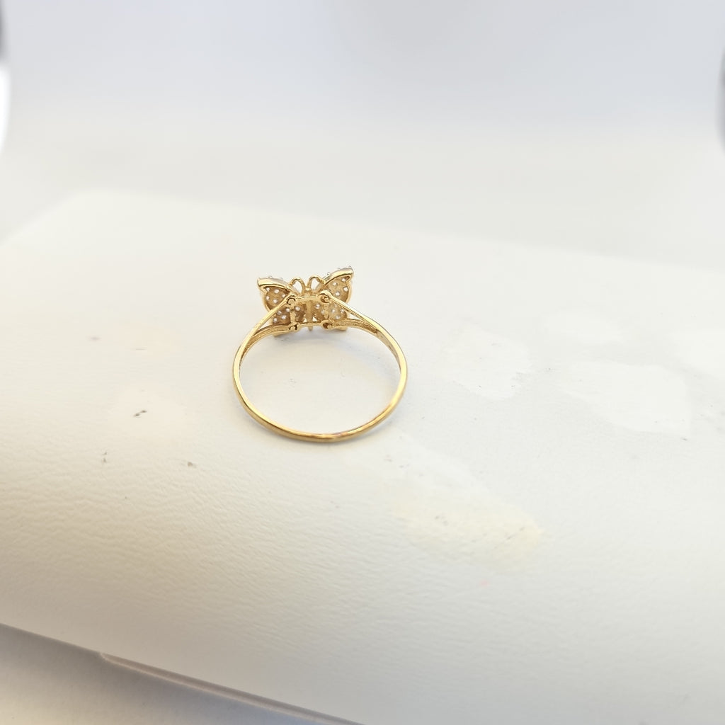 K1 1,20 GRMS 14 K ESPECIFICACIONES COMPLEMENTARIAS ANILLO MARIPOSA (SEMINUEVO)