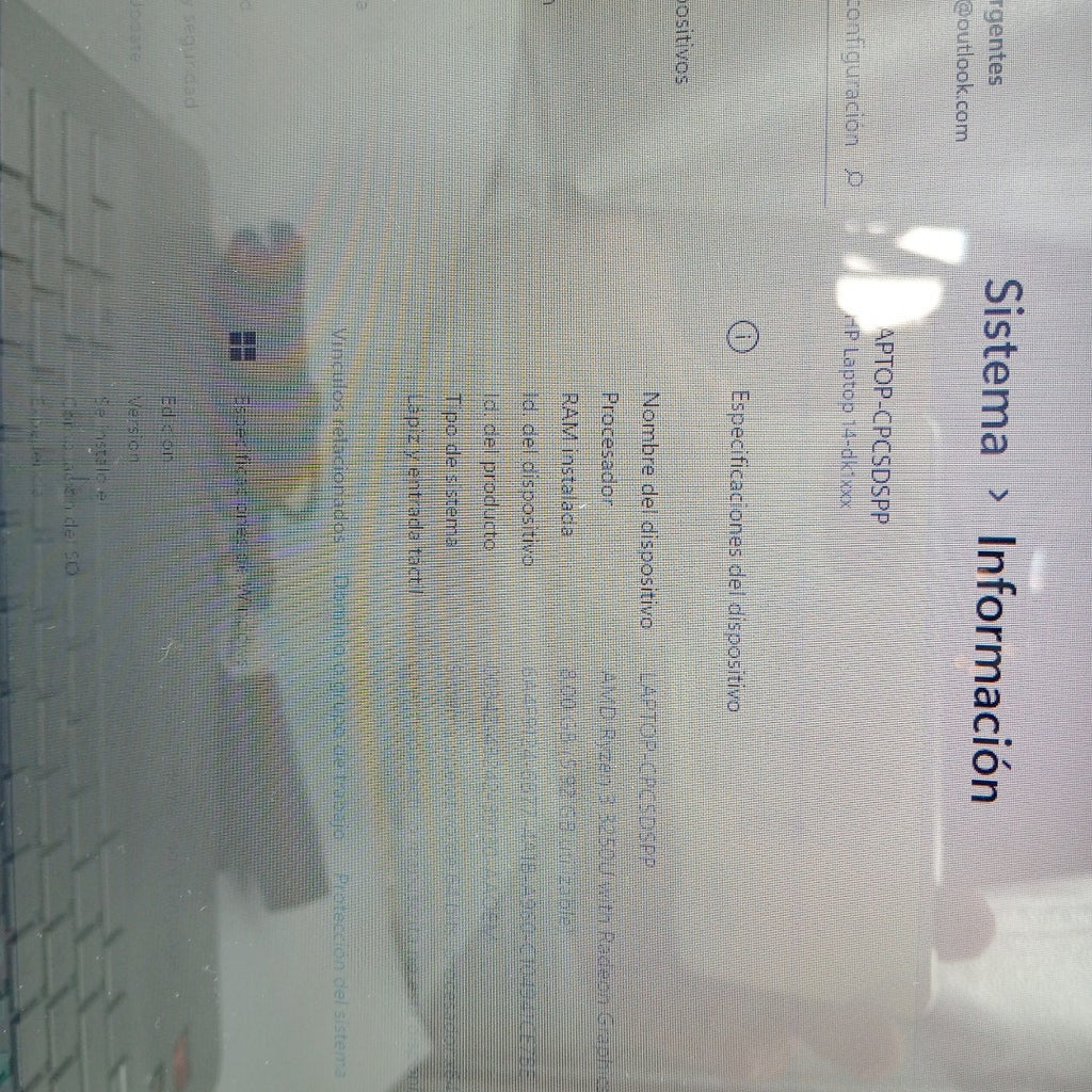 LAPTOP HP 14-DK1508LA (2022) 256 GB SSD 8 GB RAM (SEMINUEVO)