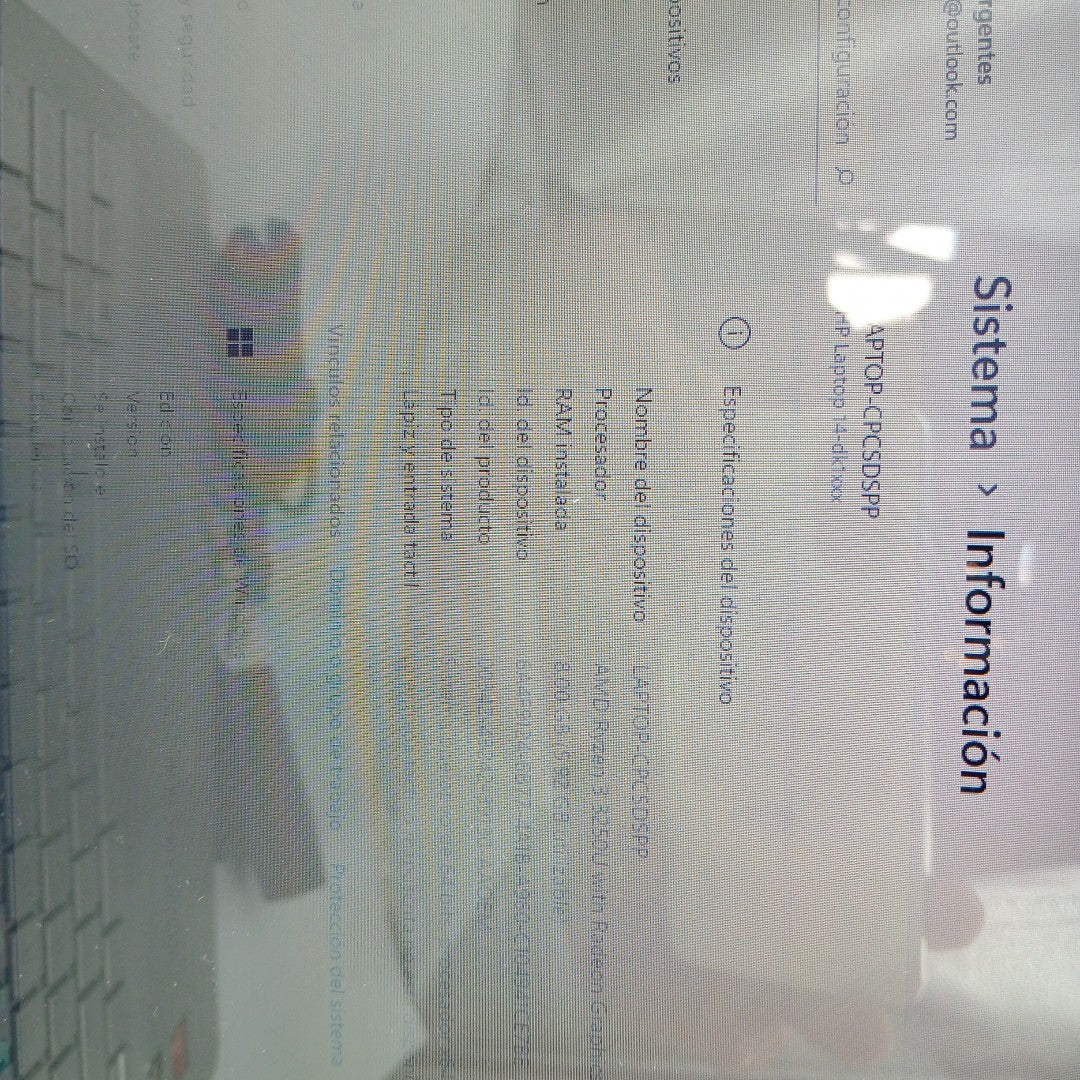 LAPTOP HP 14-DK1508LA (2022) 256 GB SSD 8 GB RAM (SEMINUEVO)