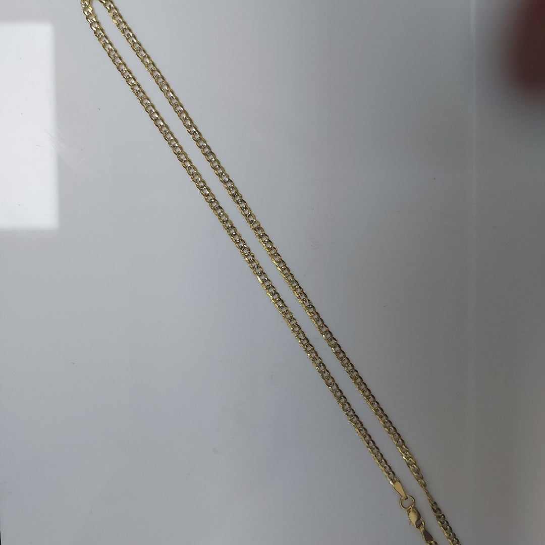 CADENA BARBADA 7.4G 50 CM 14K (NUEVO)