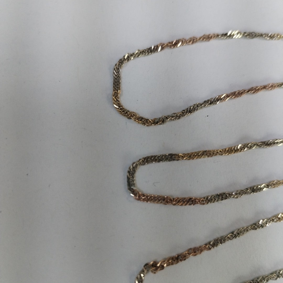 CADENA ORO COMBINADO 14 K 2.3 GRMS (SEMINUEVO)