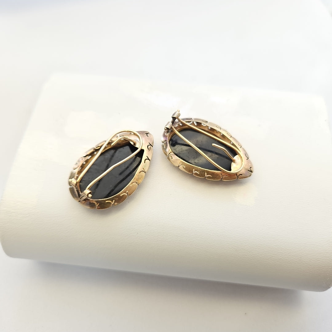 K1 7,70 GRMS 14 K ESPECIFICACIONES COMPLEMENTARIAS ARETES ORO 14K (SEMINUEVO)