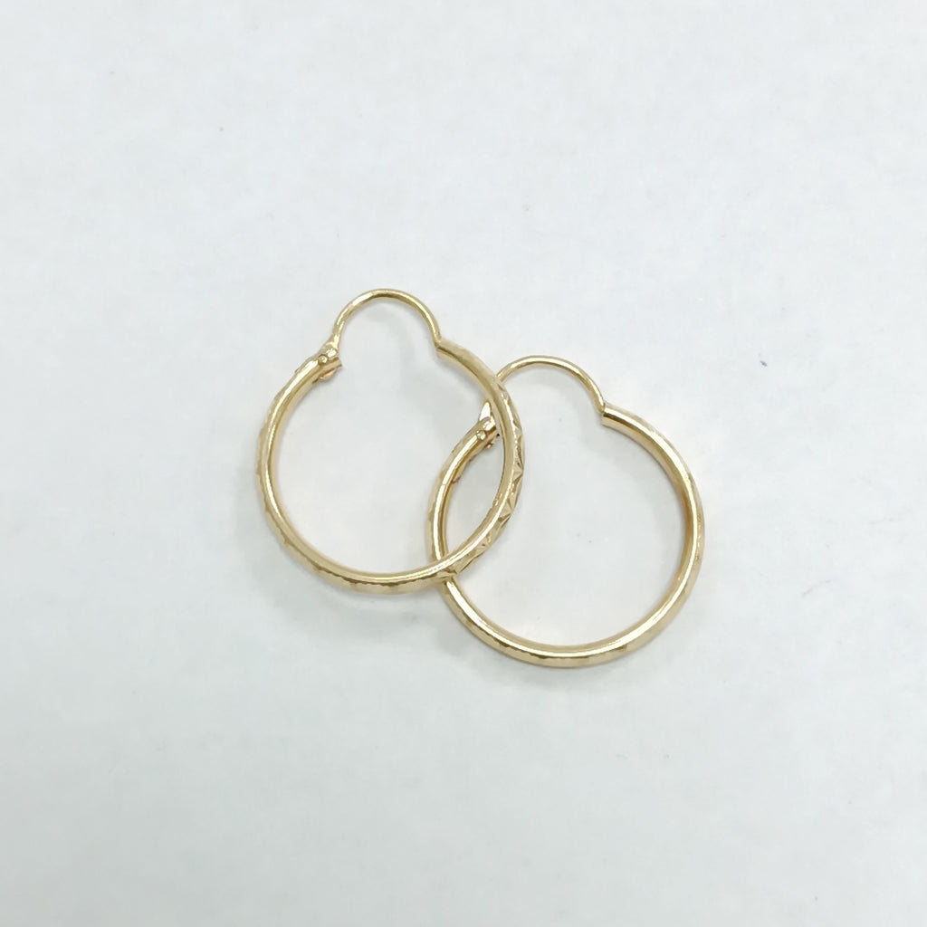 ARRACADAS PAR ORO 14 K 1.7 GRMS (SEMINUEVO)