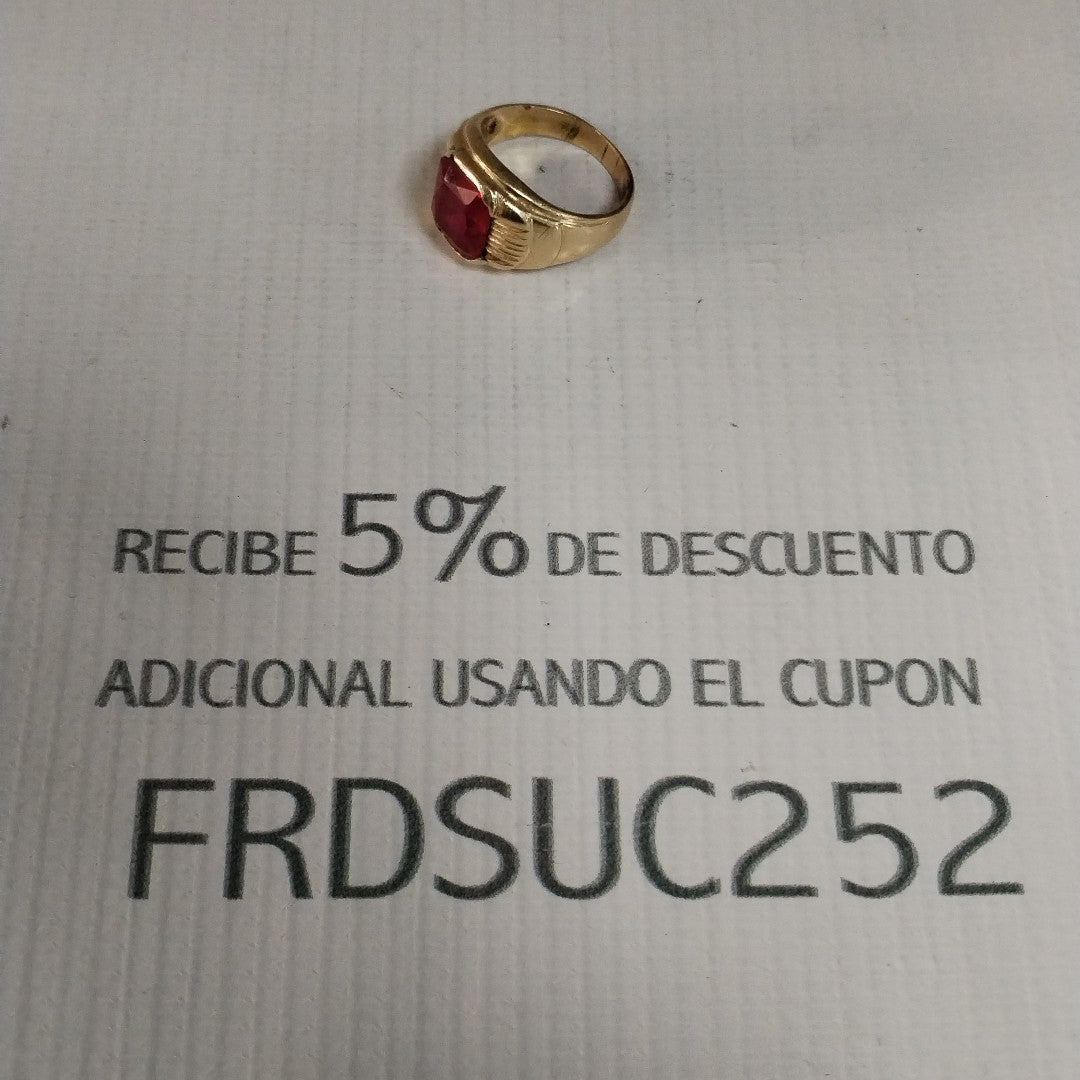 K1 9,30 GRMS 14 K ESPECIFICACIONES COMPLEMENTARIAS ANILLOPIEDRA DE COLORGAS (SEMINUEVO)