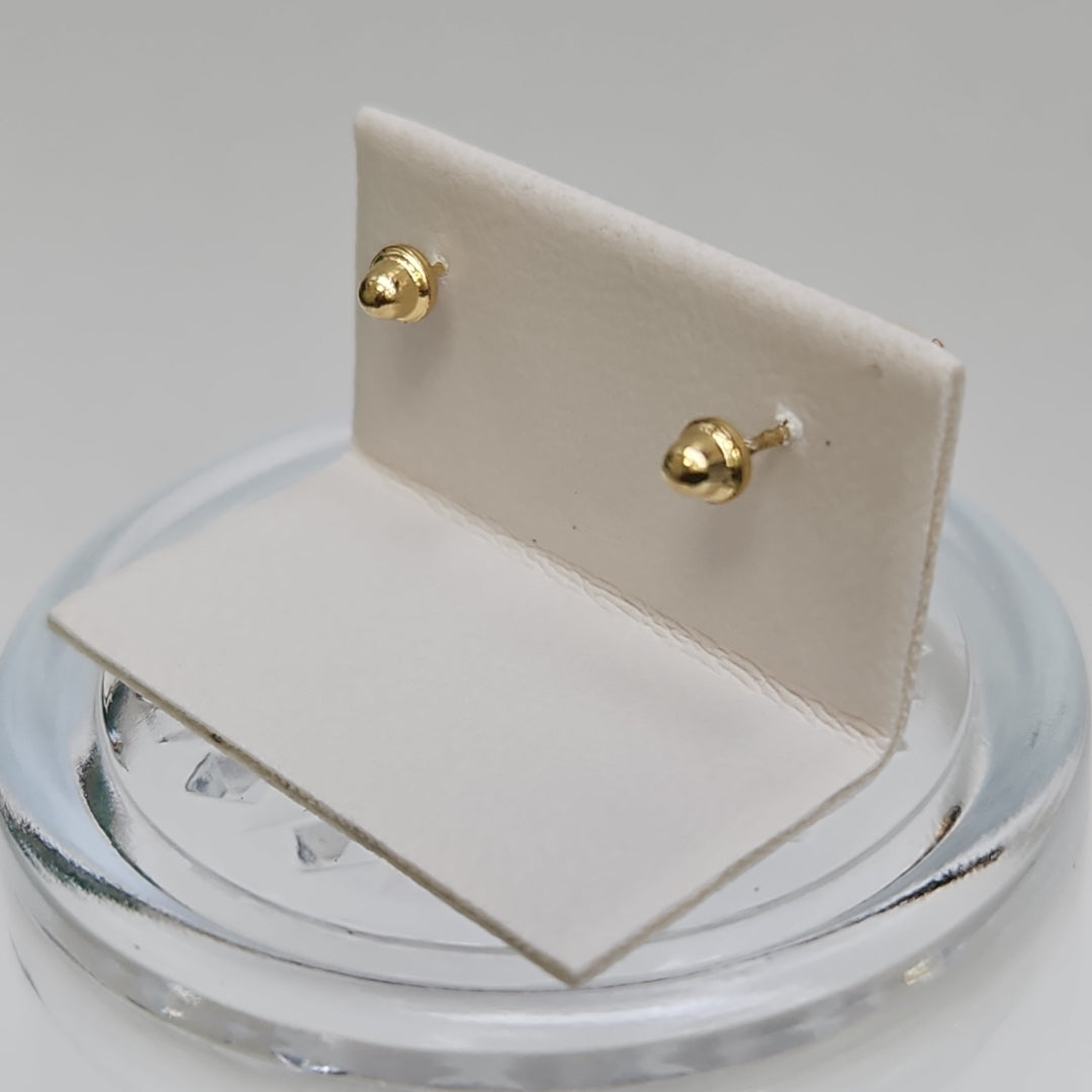 BROQUELES ORO 10K 1 (NUEVO)