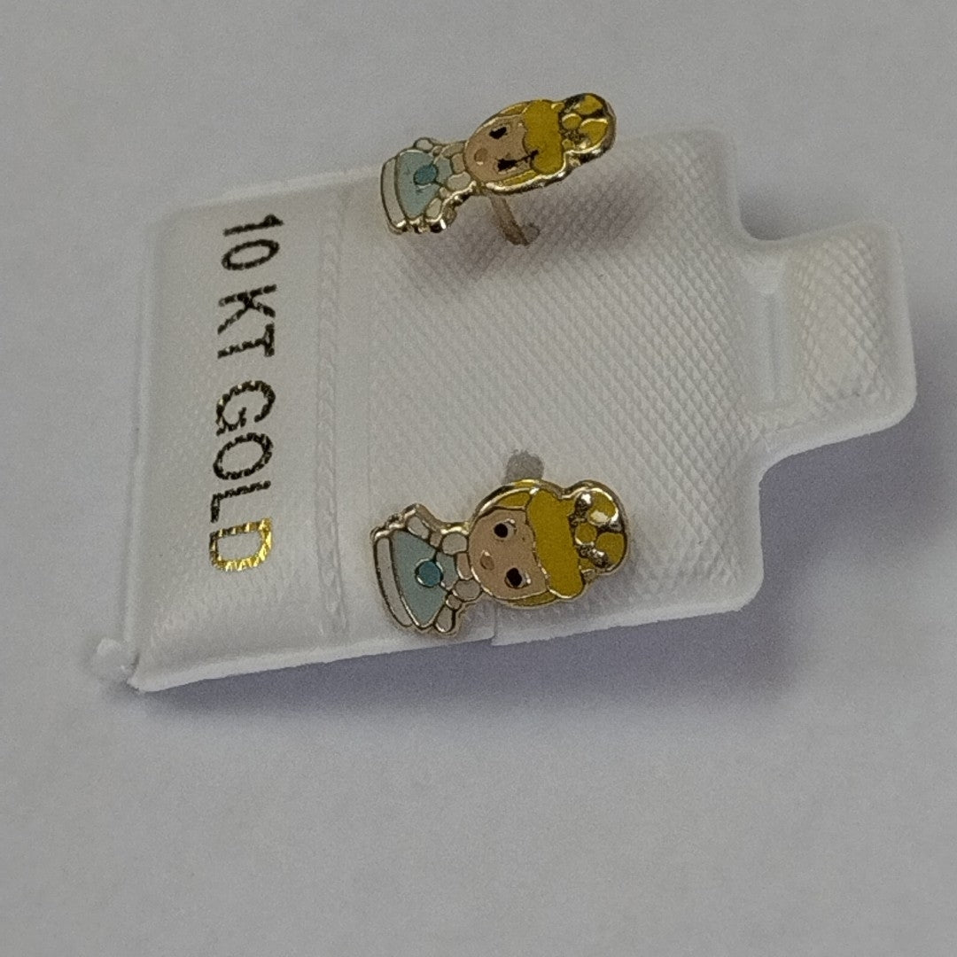 BROQUELES ORO 10K 1 (NUEVO)