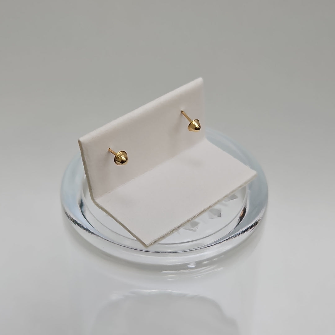 BROQUELES ORO 14K 1 (NUEVO)