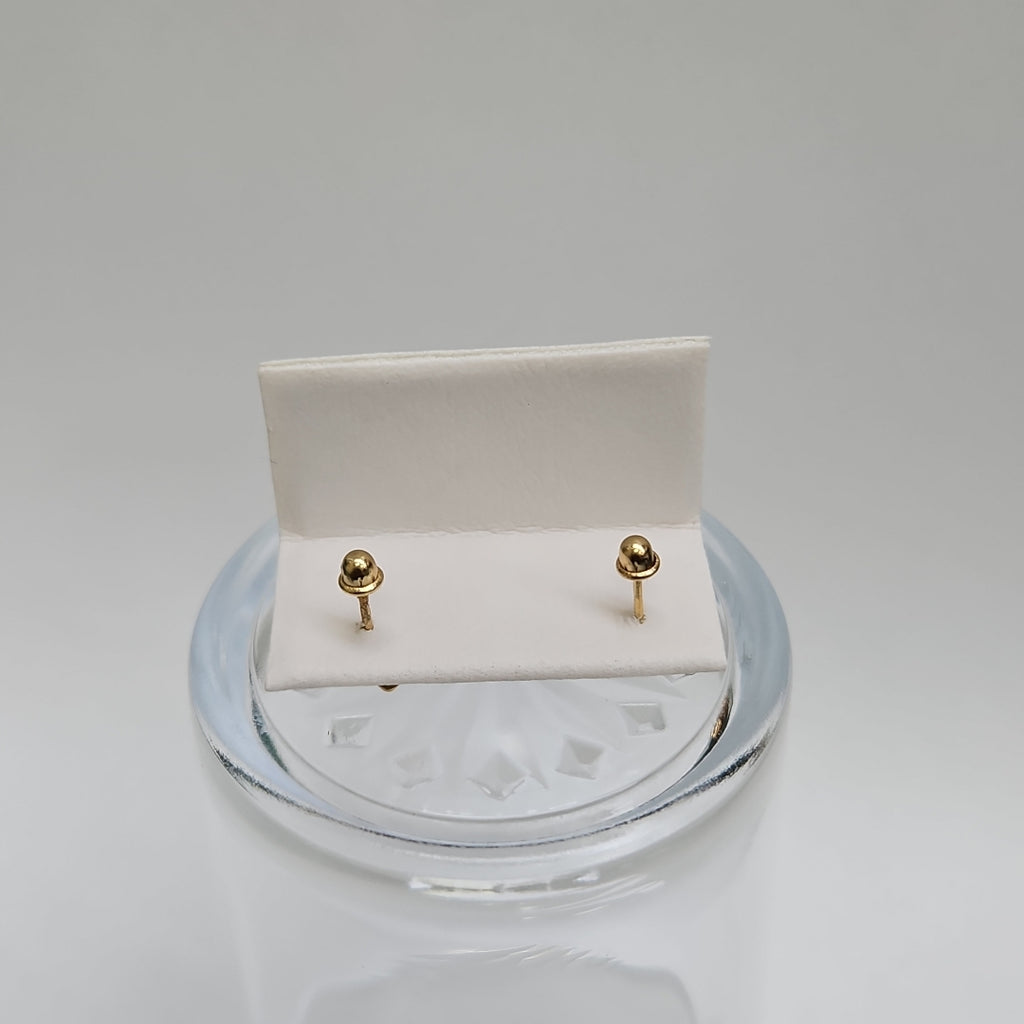 BROQUELES ORO 14K 1 (NUEVO)