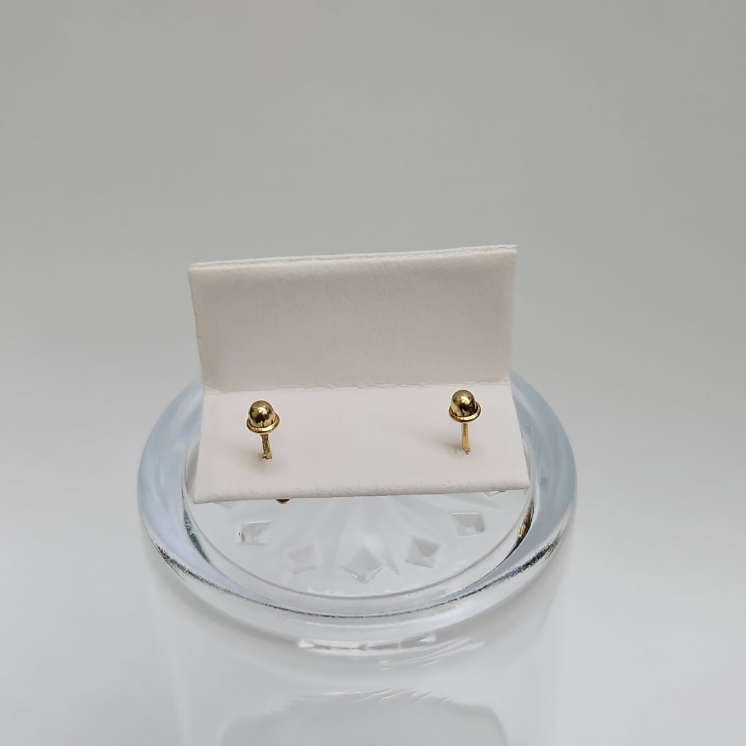 BROQUELES ORO 14K 1 (NUEVO)