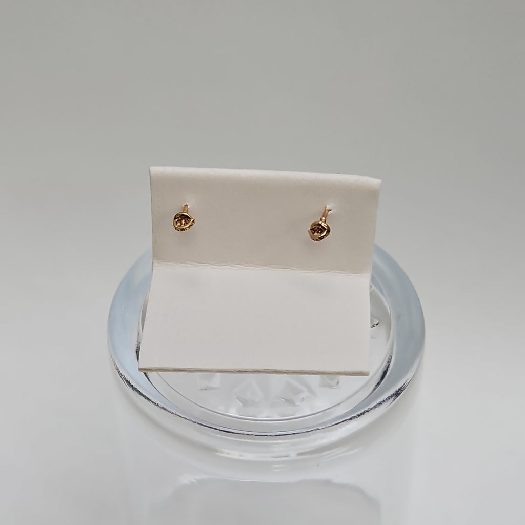 BROQUELES ORO 14K 1 (NUEVO)