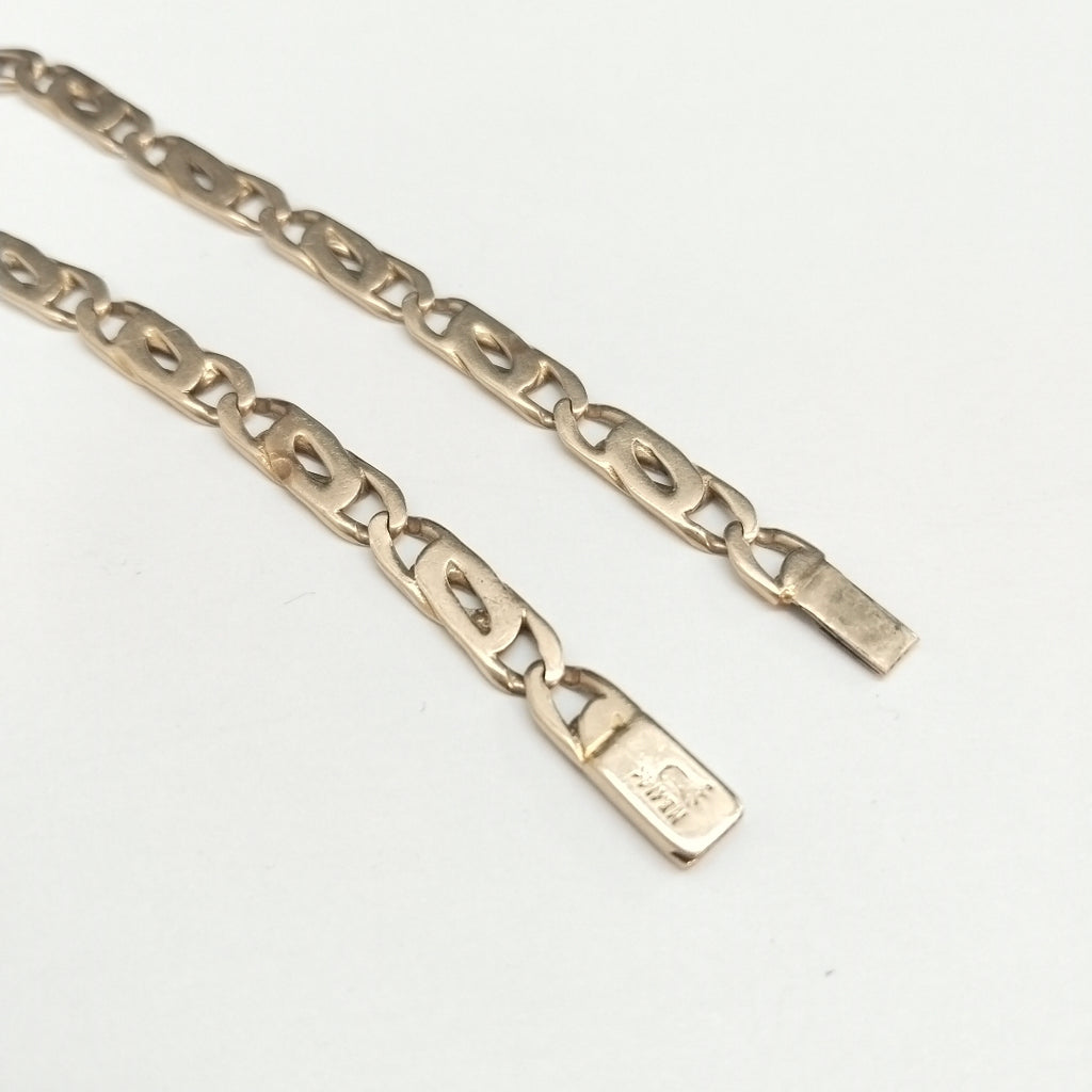 K1 14,50 GRMS 14 K ESPECIFICACIONES COMPLEMENTARIAS PULSERA TEJIDO EGIPCIO/BUEN (SEMINUEVO)