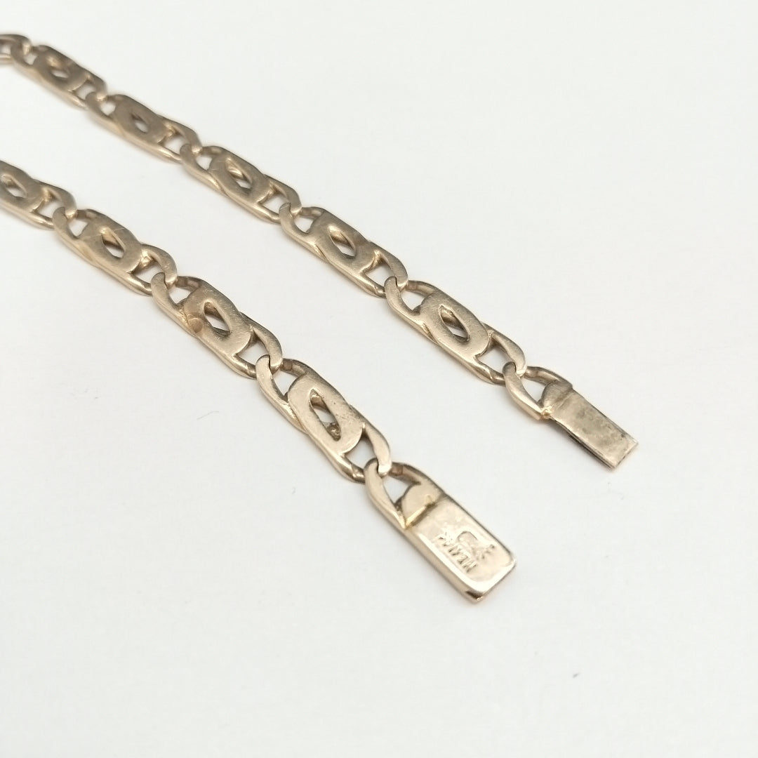 K1 14,50 GRMS 14 K ESPECIFICACIONES COMPLEMENTARIAS PULSERA TEJIDO EGIPCIO/BUEN (SEMINUEVO)