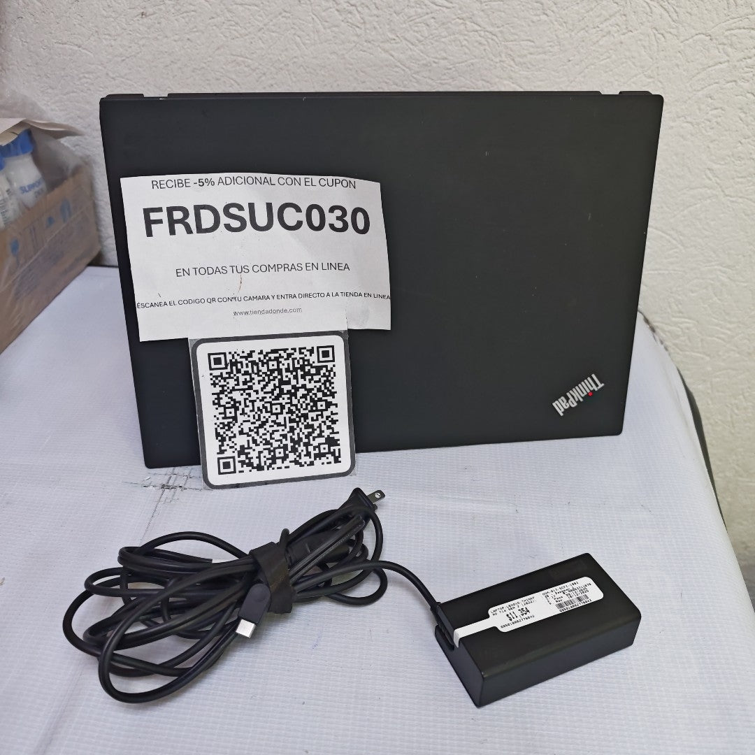 LAPTOP LENOVO THINKPAD T14 GEN 2 (2022) 512 GB SSD 16 GB RAM (SEMINUEVO)
