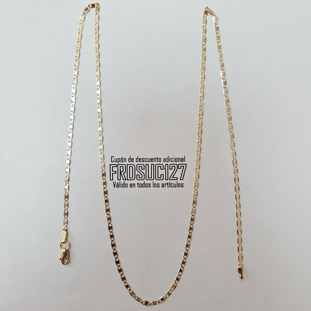 CADENA ESPECIAL MARINERA ESPEJO 3.71G 55 CM (NUEVO)