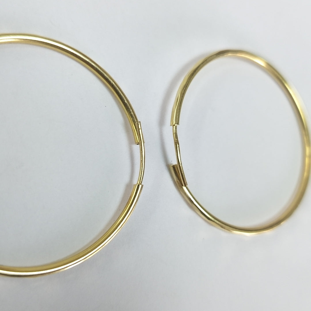 ARETES PAR ORO 14 K 3,00 GRMS (SEMINUEVO)