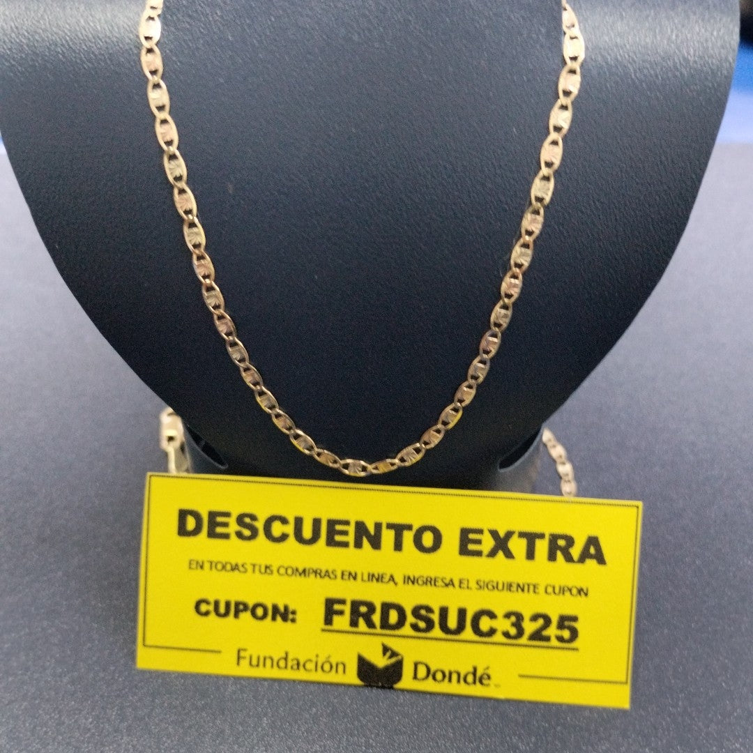 CADENA TEJIDO MARINERO 3.51GR 55 CM (NUEVO)