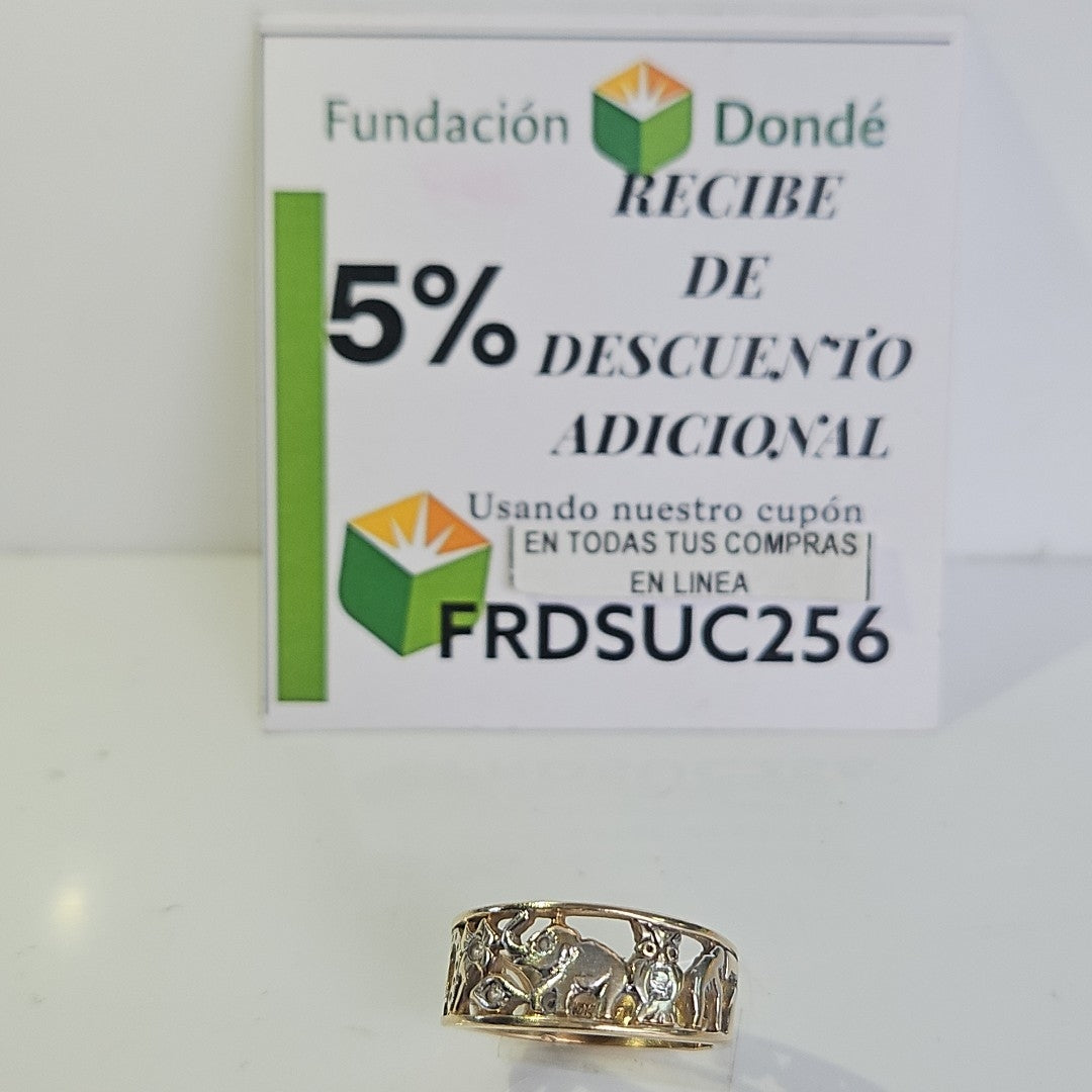 K1 3,30 GRMS 10 K ESPECIFICACIONES COMPLEMENTARIAS ARGOLLA, MOTIVO BUENA SUERTE (SEMINUEVO)