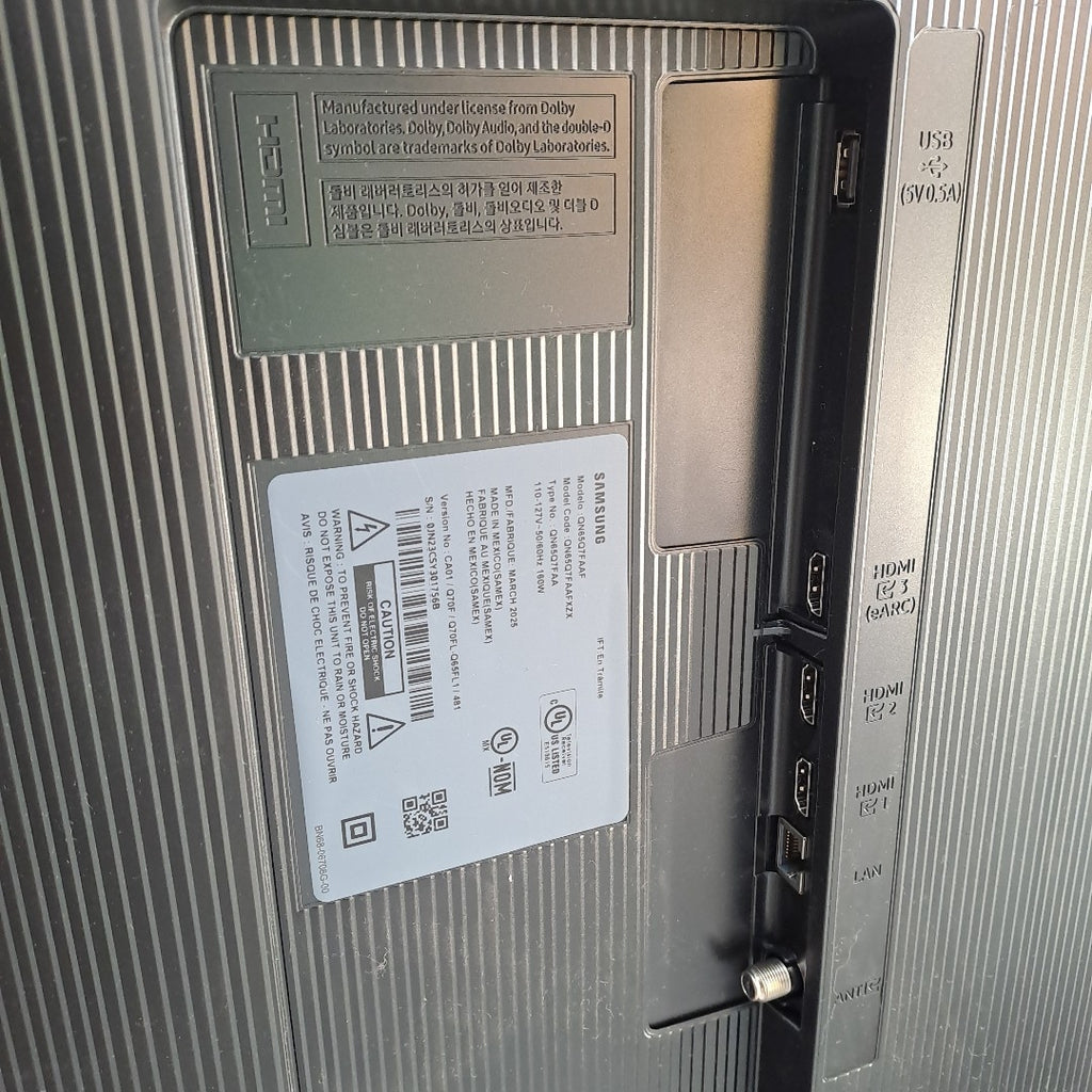 PANTALLA SAMSUNG QN65Q7FAAF (2025) 65" QLED 4K (SEMINUEVO)