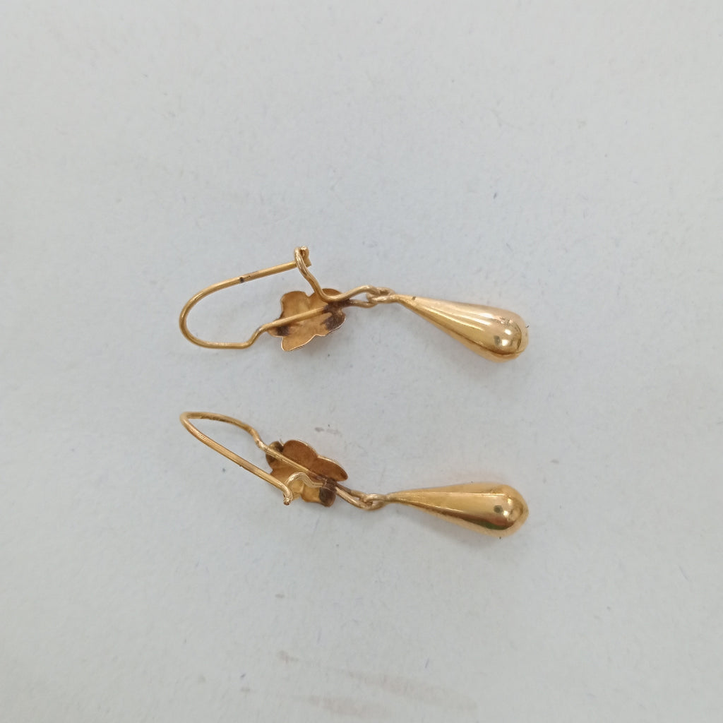 ARETES PAR ORO 14 K 1,50 GRMS (SEMINUEVO)