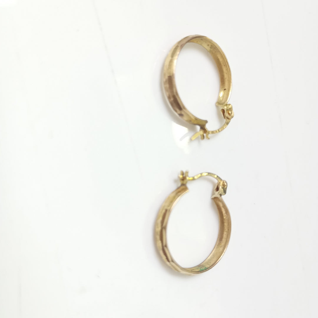 ARETES PAR ORO 10 K 1.5 GRMS (SEMINUEVO)