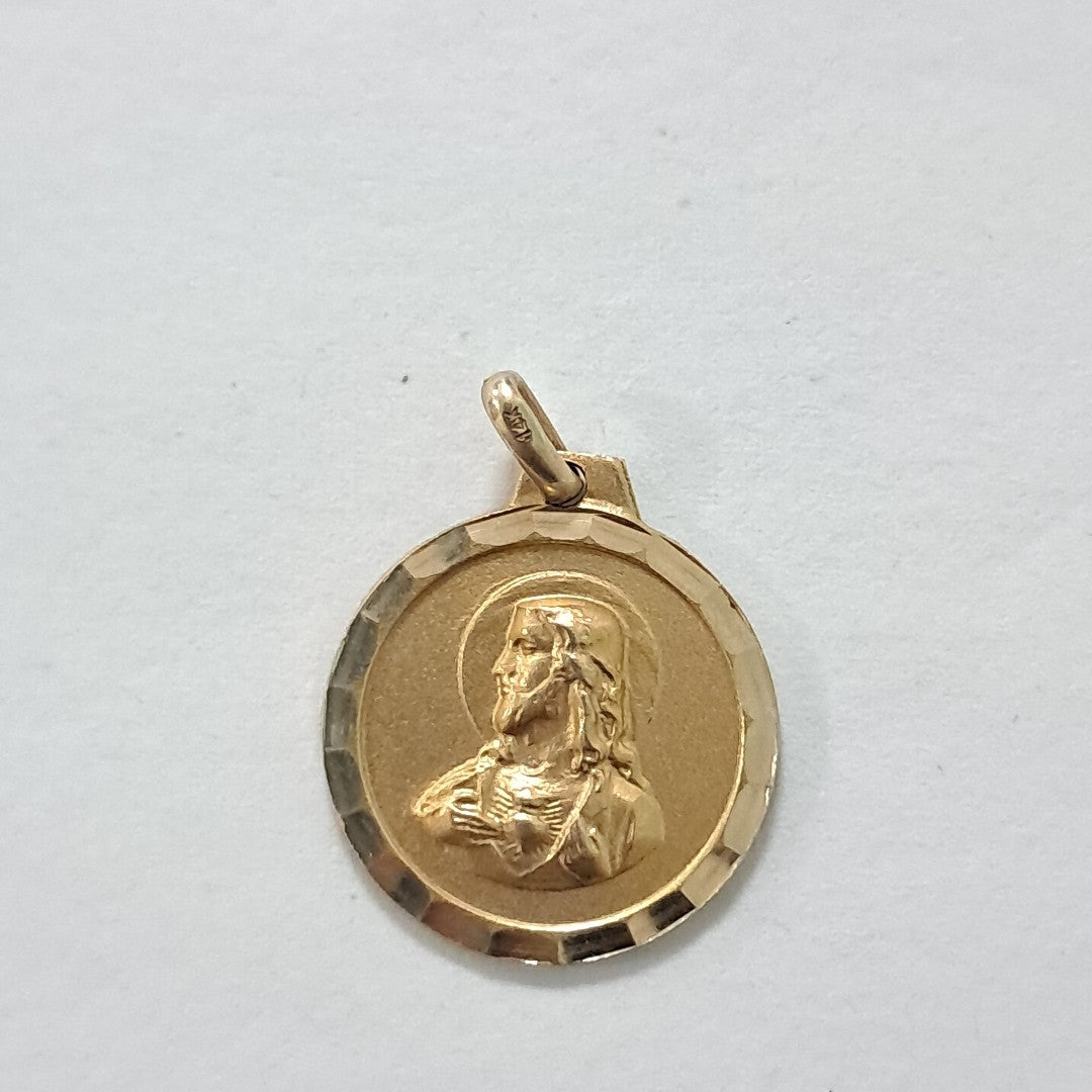 MEDALLA RELIGIOSA ORO 14 K 2.1 GRMS (SEMINUEVO)