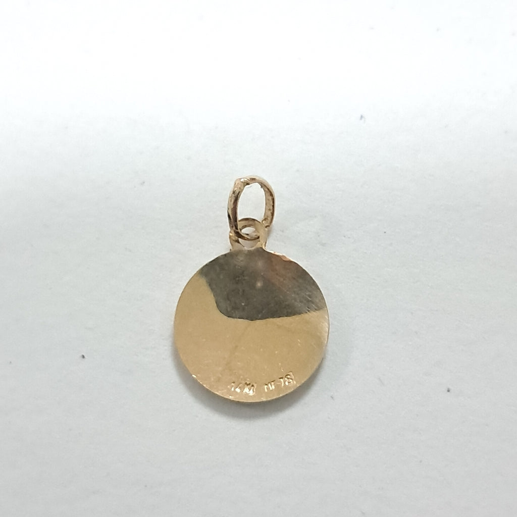 MEDALLA RELIGIOSA ORO 14 K 0.9 GRMS (SEMINUEVO)
