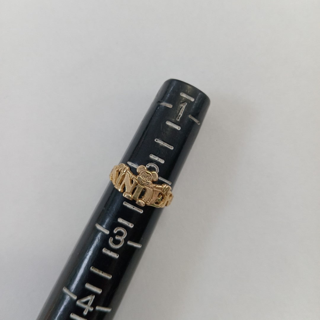 ANILLO DE GRADUACIÓN ORO 10 K 0.9 GRMS (SEMINUEVO)