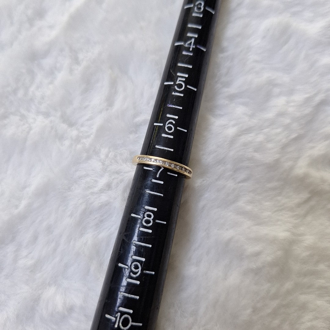 K1 2,10 GRMS 10 K ESPECIFICACIONES COMPLEMENTARIAS ARGOLLA CON CIRCONIA (SEMINUEVO)