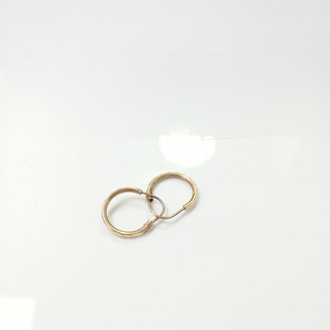 ARETES PAR ORO 10 K 0.8 GRMS (SEMINUEVO)