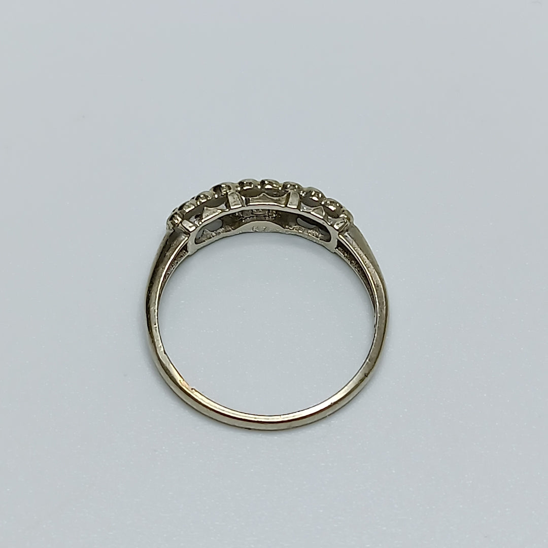 ANILLITO ORO, ORO BLANCO 14 K 1.9 GRMS (SEMINUEVO)