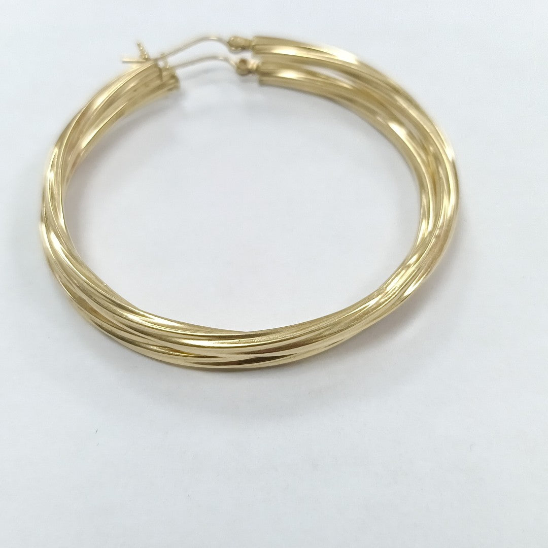 ARRACADAS PAR ORO 14 K 4.4 GRMS (SEMINUEVO)