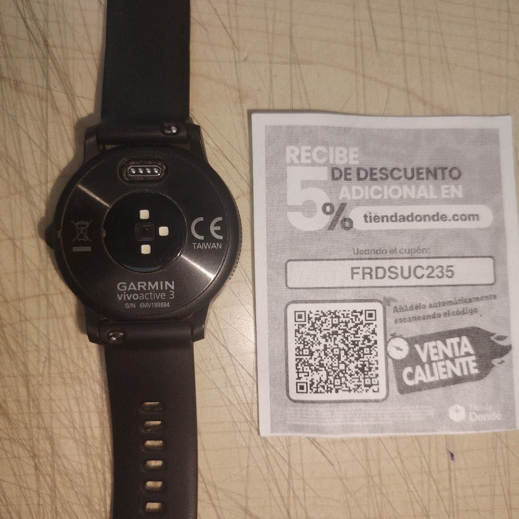 SMARTWATCH GARMIN VIVOACTIVE 3 43 MM GPS (SEMINUEVO)