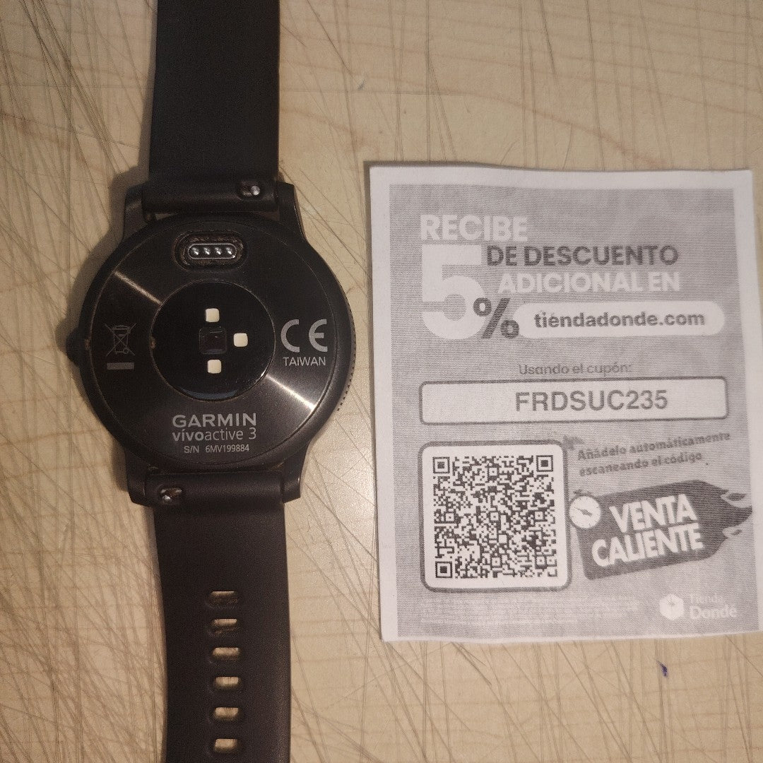 SMARTWATCH GARMIN VIVOACTIVE 3 43 MM GPS (SEMINUEVO)