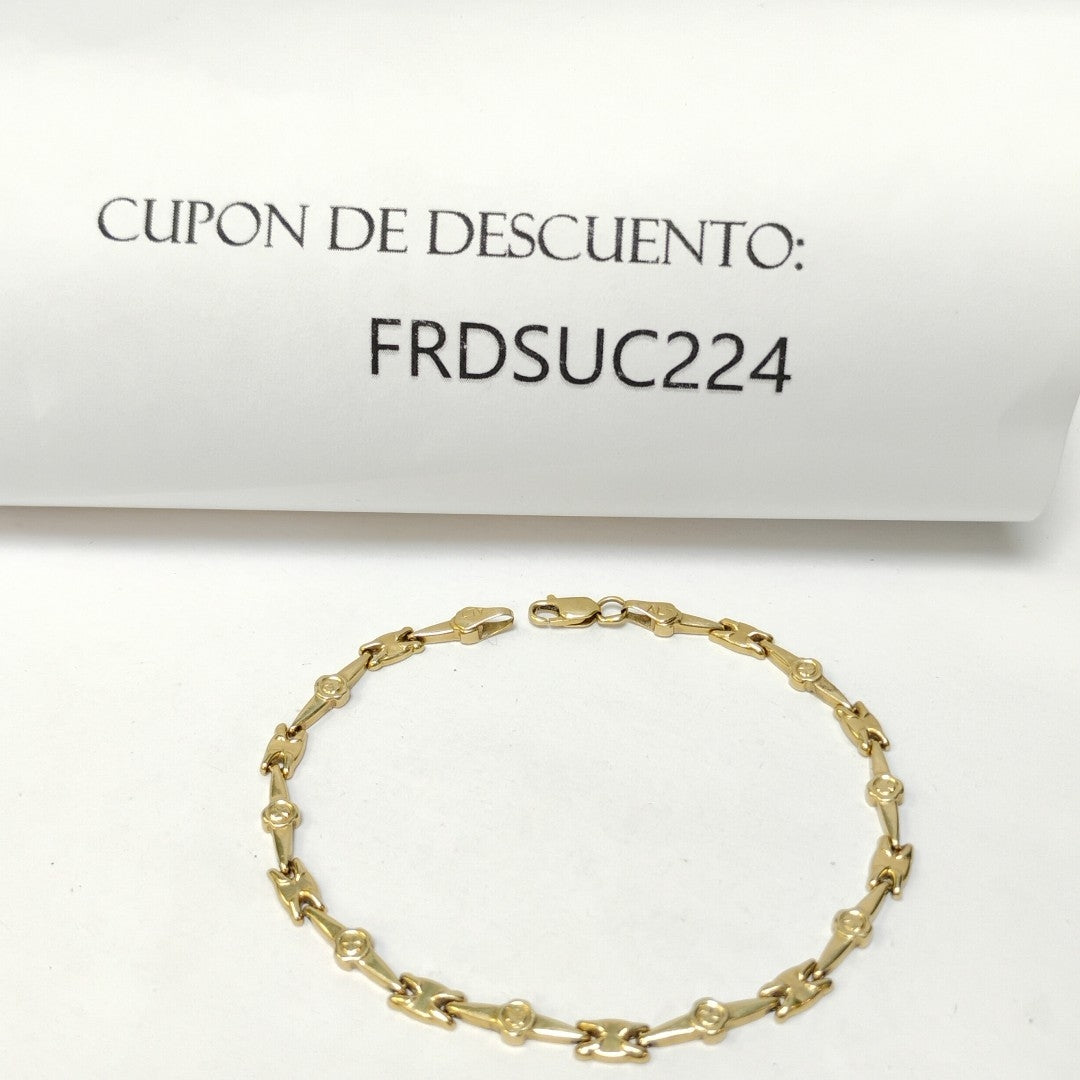 K1 3,20 GRMS 14 K ESPECIFICACIONES COMPLEMENTARIAS PULSERA HECHURA ESPECIAL 19 C (SEMINUEVO)