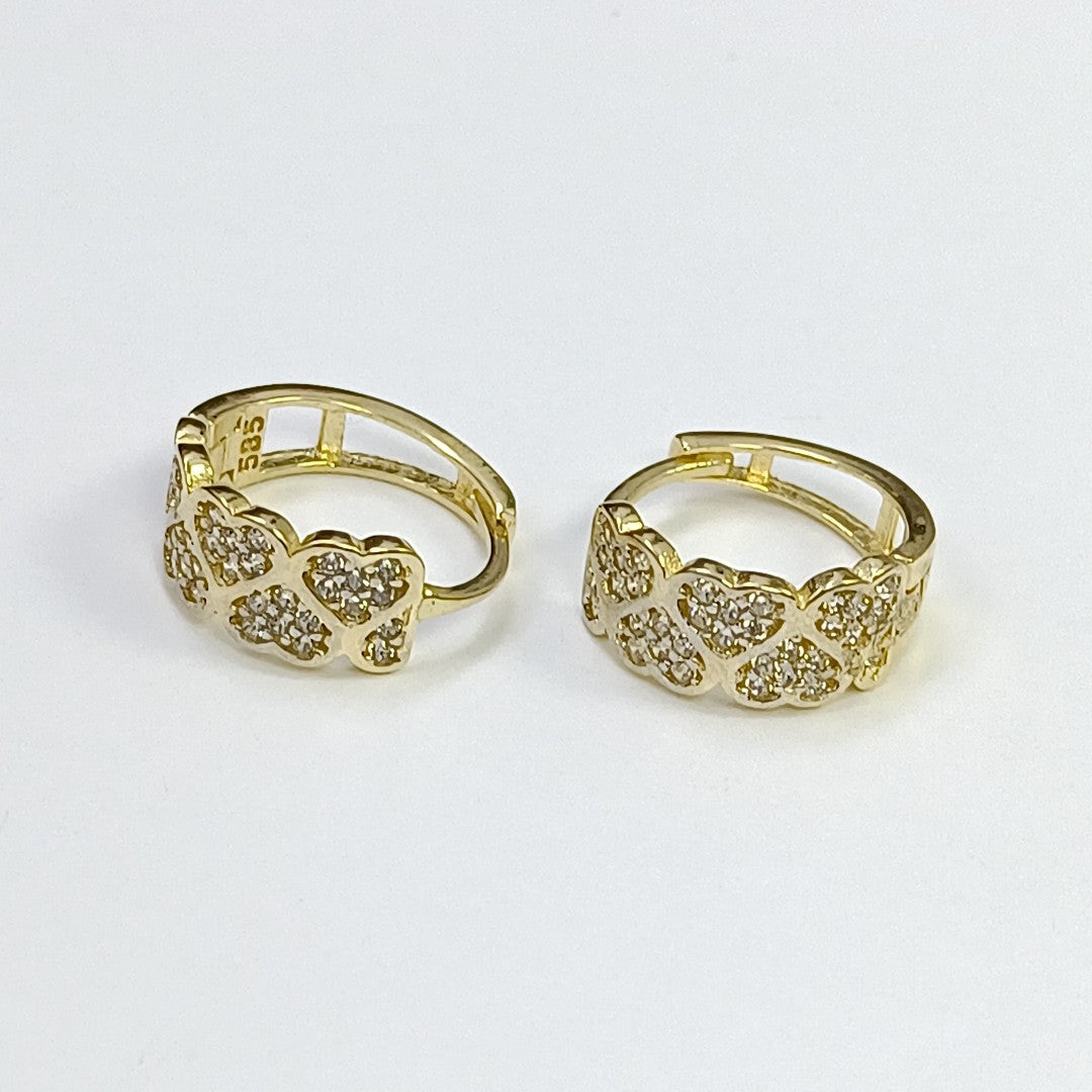 HUGGIES ORO 14K 2.8 (NUEVO)