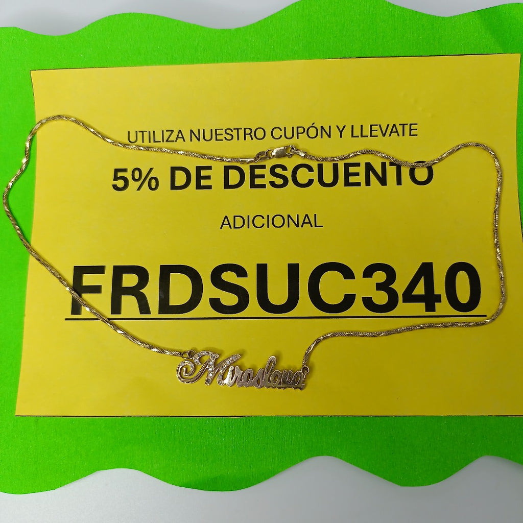 GARGANTILLA ORO 14 K 8.5 GRMS (SEMINUEVO)