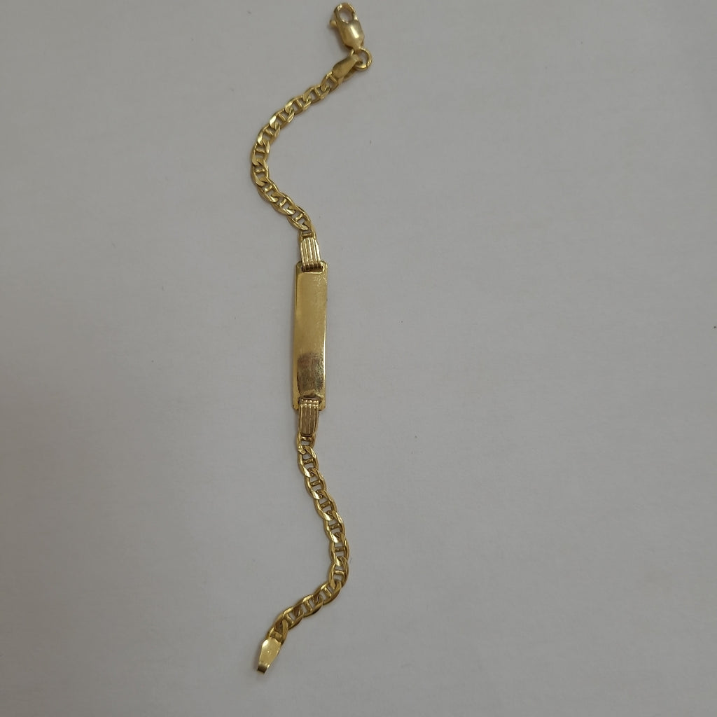 K1 3,20 GRMS 14 K ESPECIFICACIONES COMPLEMENTARIAS ESCLAVA GUCCI COMPLETA (SEMINUEVO)