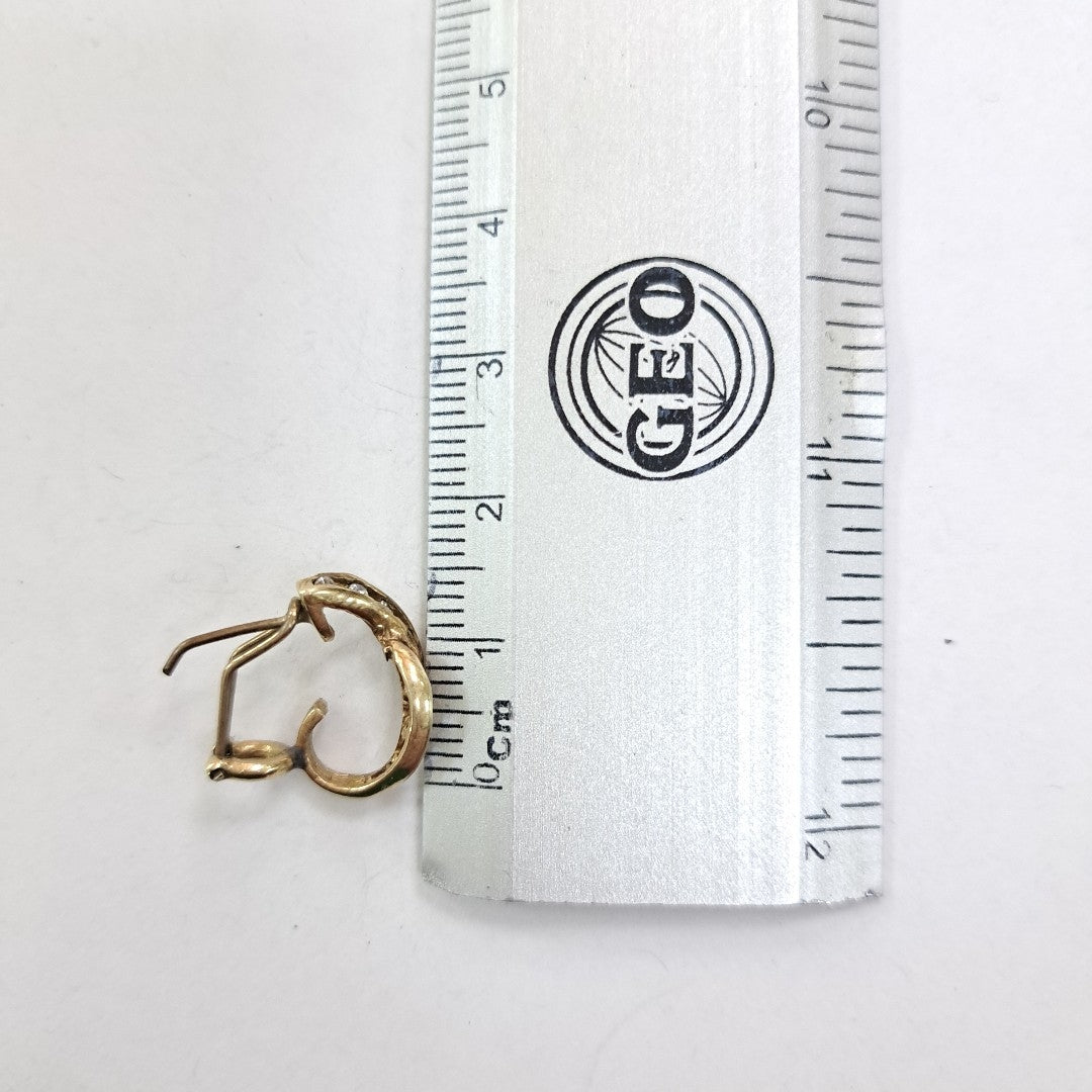 BROQUELES PAR ORO 14 K 2,70 GRMS (SEMINUEVO)