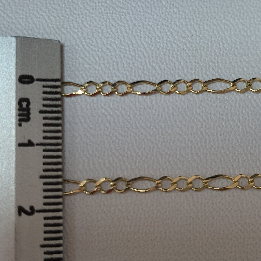 CADENA 3 X 1 3.81GR 55 CM 14K (NUEVO)