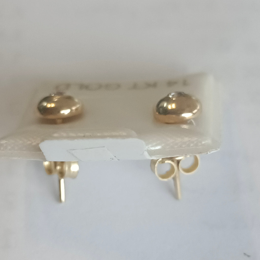 BROQUELES ORO 14K 1 (NUEVO)