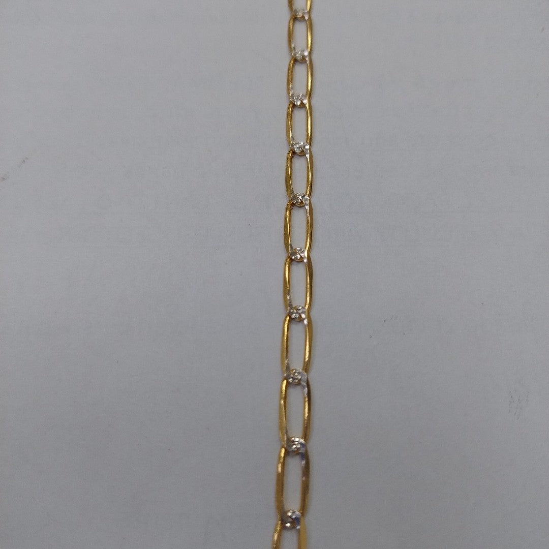 PULSERA TEJIDO ESLABONES 4.6G 21 CM (NUEVO)