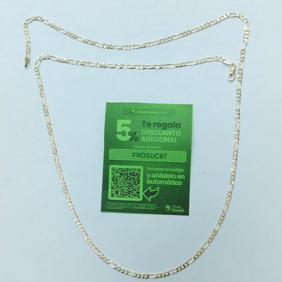 CADENA TEJIDO 3X1 5.6G 60 CM (NUEVO)