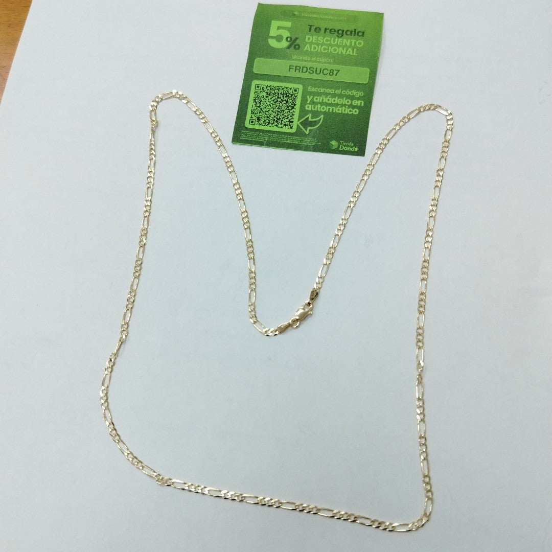 CADENA TEJIDO 3X1 5.6G 60 CM (NUEVO)