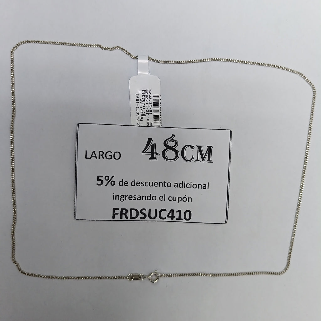 CADENA PLATA 2.7 GRMS (SEMINUEVO)
