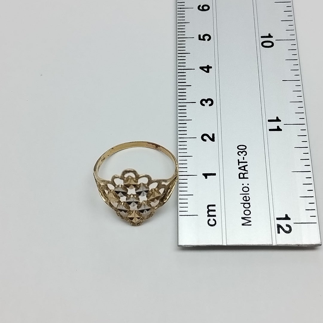 ANILLO ORO, RODIADO 14 K 1.8 GRMS (SEMINUEVO)