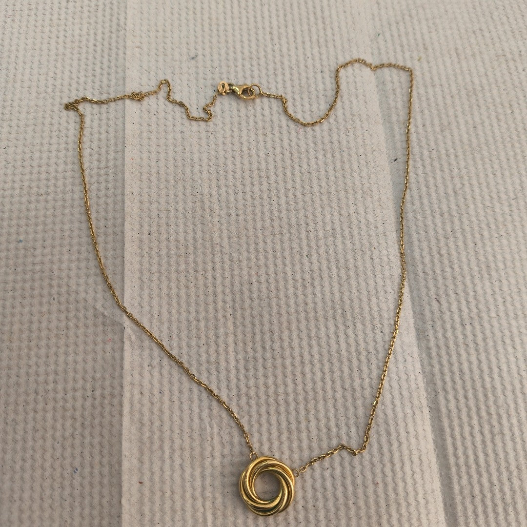 CADENA, DIJE ORO 14 K 4 GRMS (SEMINUEVO)