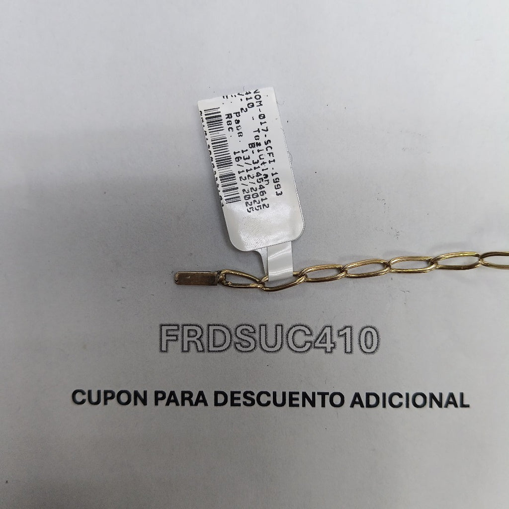 K1 5,40 GRMS 8 K ESPECIFICACIONES COMPLEMENTARIAS ESCLAVA TEJ ESLABONES (SEMINUEVO)